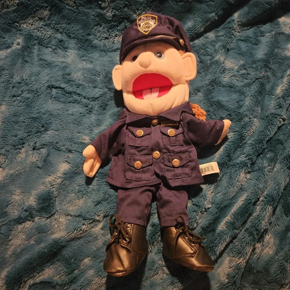 Vintage Sunny Toys GL1408 14 In.‎ Mom Policewoman, Glove Puppet